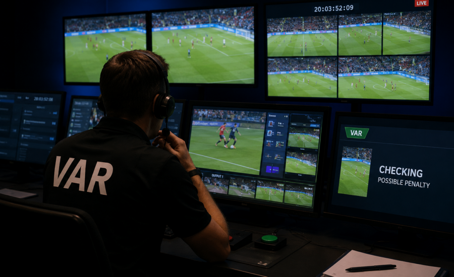 VAR überprüft Szene